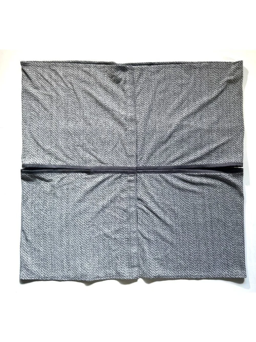 Lululemon Vinyasa WomensConvertible Wrap Scarf Grey Color Herringbone Pattern